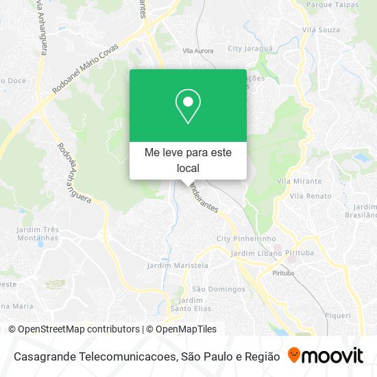 Casagrande Telecomunicacoes mapa