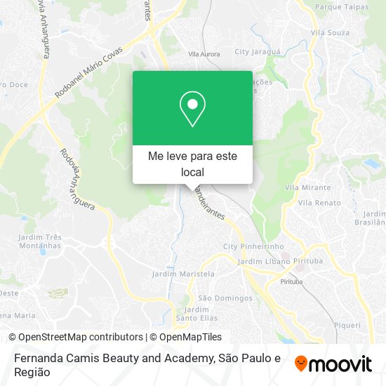 Fernanda Camis Beauty and Academy mapa