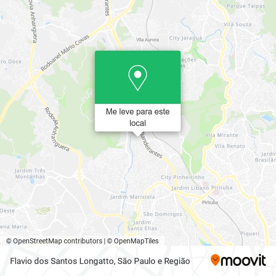 Flavio dos Santos Longatto mapa