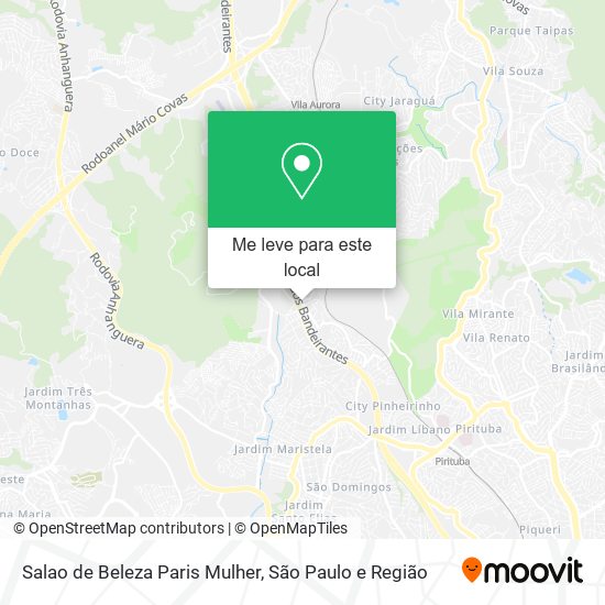 Salao de Beleza Paris Mulher mapa