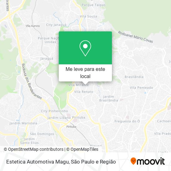 Estetica Automotiva Magu mapa