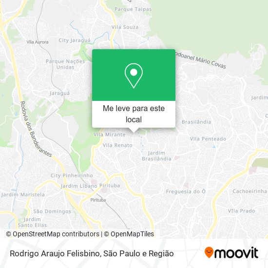 Rodrigo Araujo Felisbino mapa