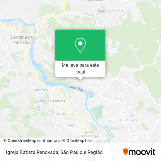 Igreja Batista Renovada mapa