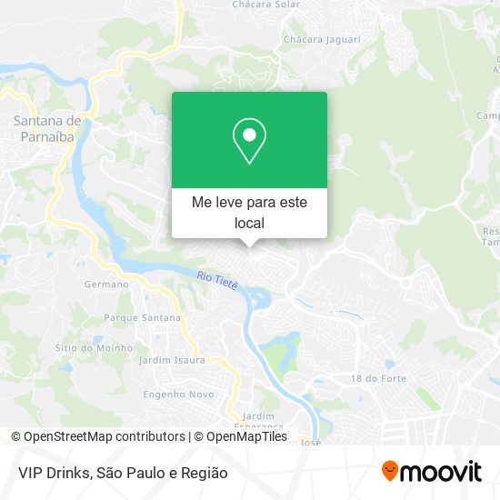 VIP Drinks mapa