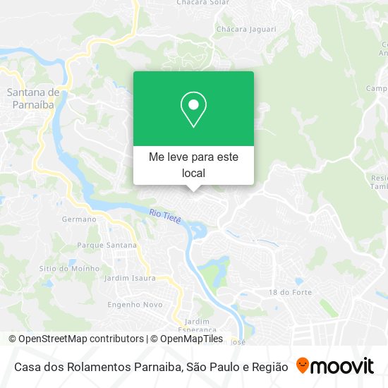 Casa dos Rolamentos Parnaiba mapa