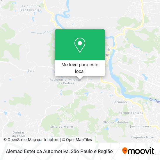Alemao Estetica Automotiva mapa
