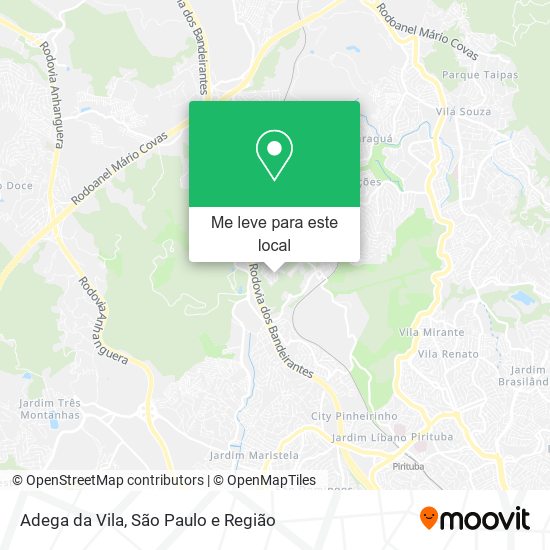 Adega da Vila mapa