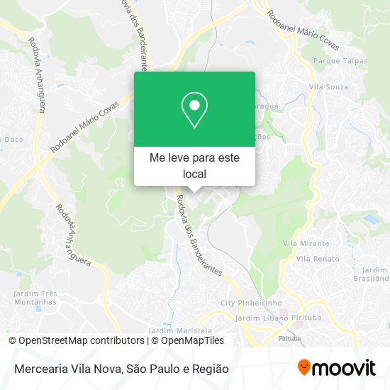 Mercearia Vila Nova mapa