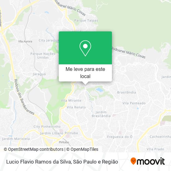 Lucio Flavio Ramos da Silva mapa