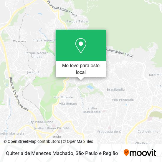 Quiteria de Menezes Machado mapa