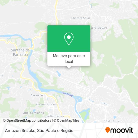Amazon Snacks mapa