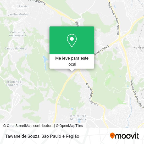 Tawane de Souza mapa