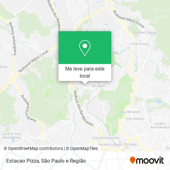 Estacao Pizza mapa