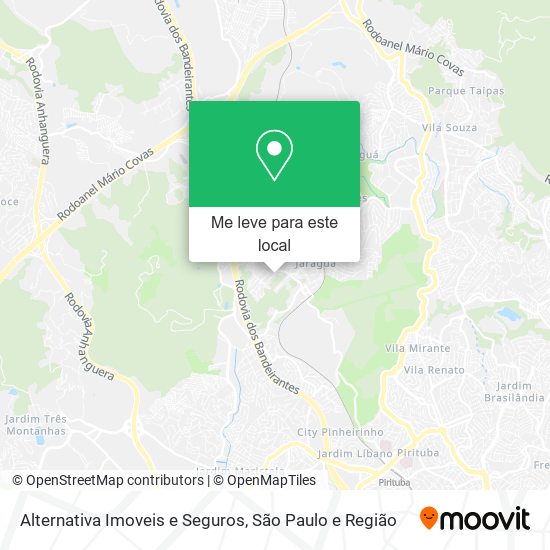 Alternativa Imoveis e Seguros mapa