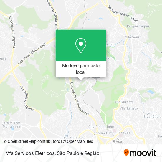 Vfs Servicos Eletricos mapa