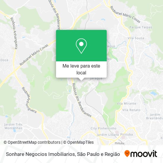 Sonhare Negocios Imobiliarios mapa