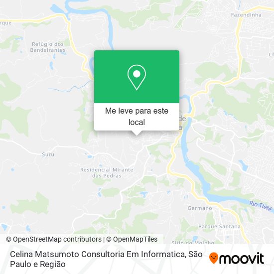 Celina Matsumoto Consultoria Em Informatica mapa