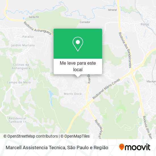 Marcell Assistencia Tecnica mapa