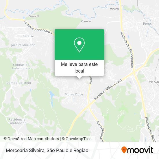 Mercearia Silveira mapa