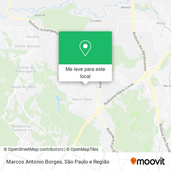 Marcos Antonio Borges mapa