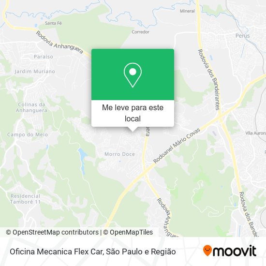 Oficina Mecanica Flex Car mapa