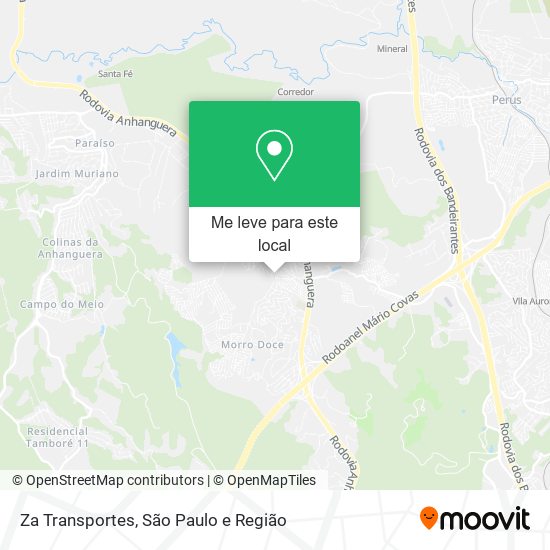 Za Transportes mapa