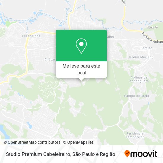 Studio Premium Cabeleireiro mapa