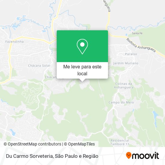 Du Carmo Sorveteria mapa