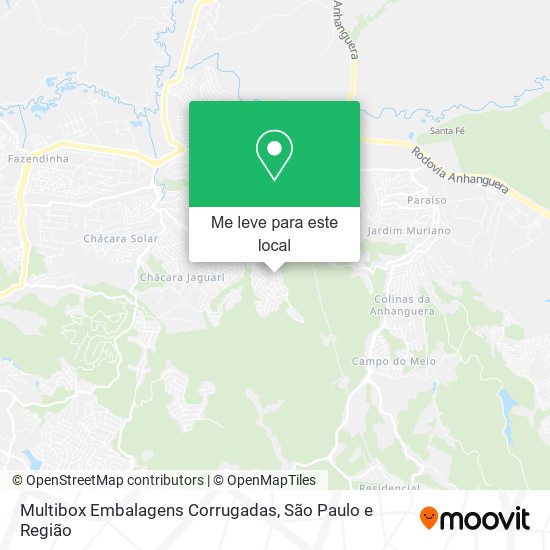 Multibox Embalagens Corrugadas mapa