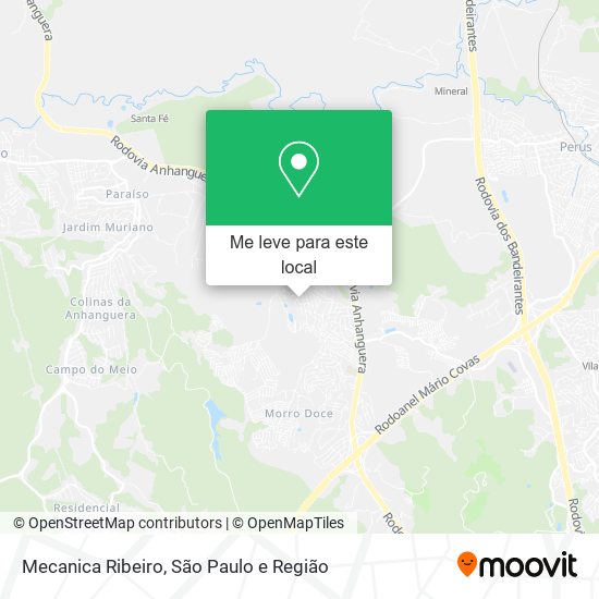 Mecanica Ribeiro mapa