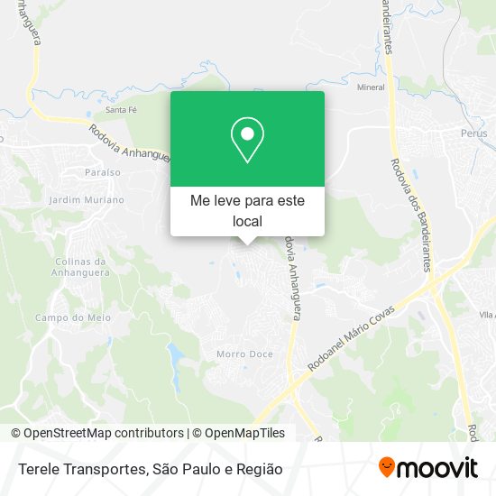 Terele Transportes mapa