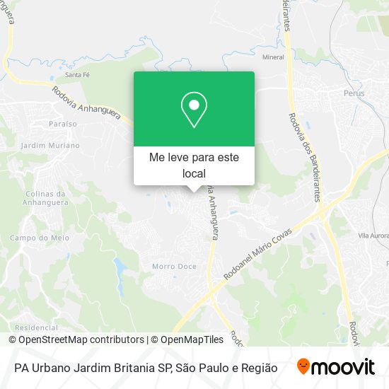 PA Urbano Jardim Britania SP mapa