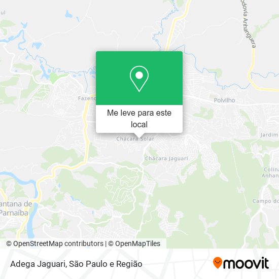 Adega Jaguari mapa