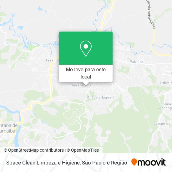 Space Clean Limpeza e Higiene mapa