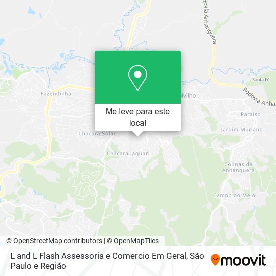 L and L Flash Assessoria e Comercio Em Geral mapa