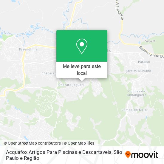 Acquafox Artigos Para Piscinas e Descartaveis mapa