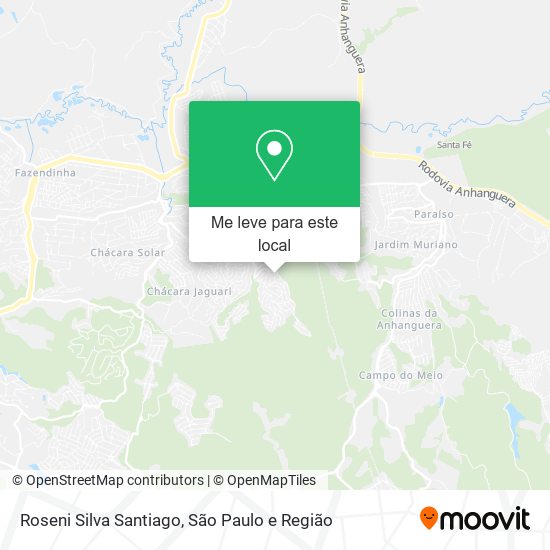 Roseni Silva Santiago mapa