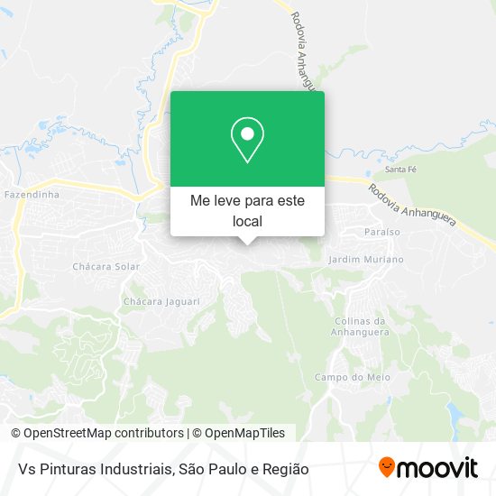 Vs Pinturas Industriais mapa