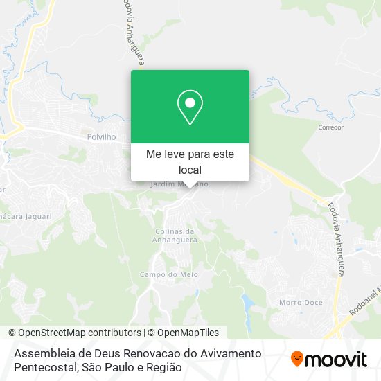 Assembleia de Deus Renovacao do Avivamento Pentecostal mapa