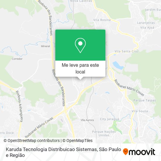 Karuda Tecnologia Distribuicao Sistemas mapa