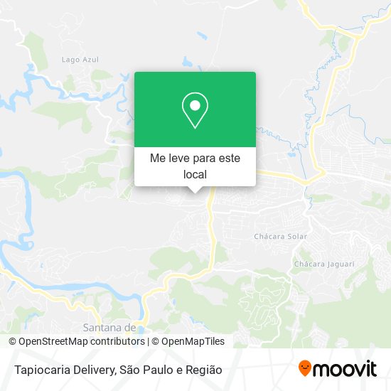 Tapiocaria Delivery mapa