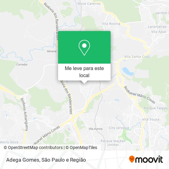 Adega Gomes mapa