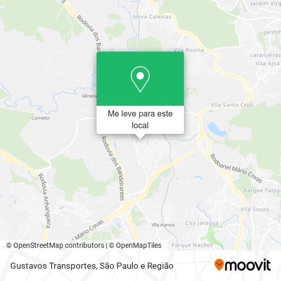 Gustavos Transportes mapa