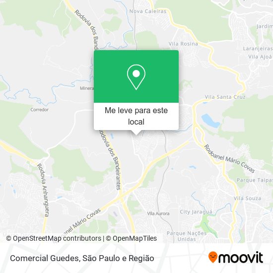 Comercial Guedes mapa