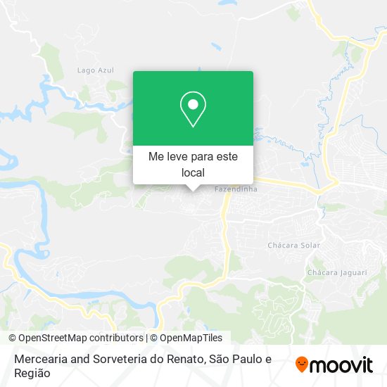 Mercearia and Sorveteria do Renato mapa