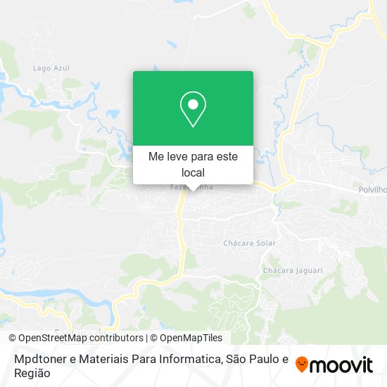 Mpdtoner e Materiais Para Informatica mapa