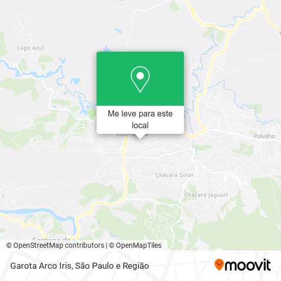 Garota Arco Iris mapa