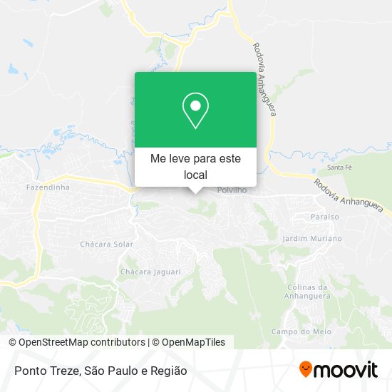 Ponto Treze mapa