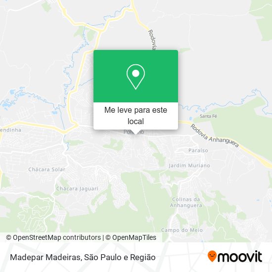 Madepar Madeiras mapa