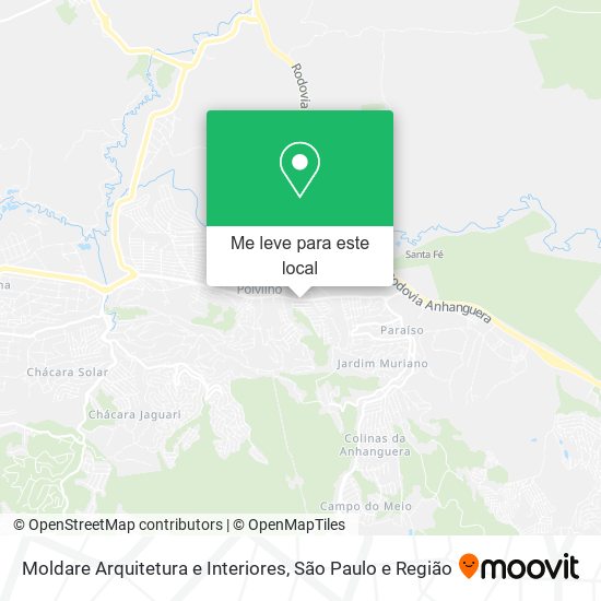 Moldare Arquitetura e Interiores mapa